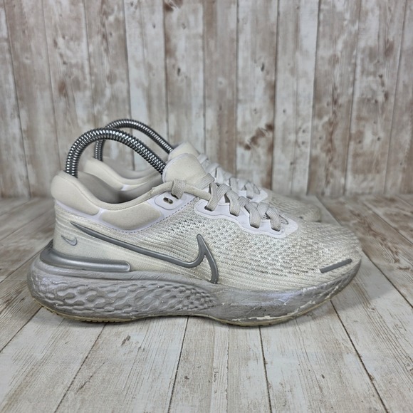Nike React Infinity Run Flyknit 2 Women's Running Shoes CT2229-101 White Silver - Picture 1 of 8
